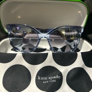 Brand New Kate Spade Blue Sunglasses with Case and Dusty